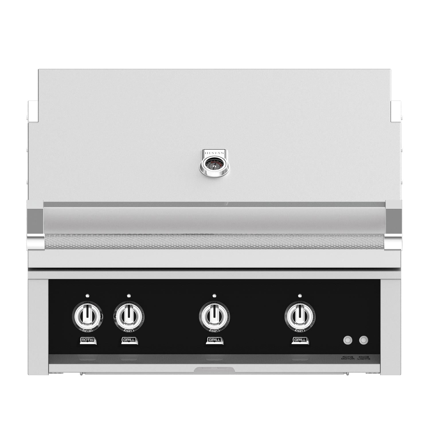 Hestan 36-Inch Built-In Propane Gas Grill W/ Sear Burner & Rotisserie - Stealth - GMBR36-LP-BK - Image 1
