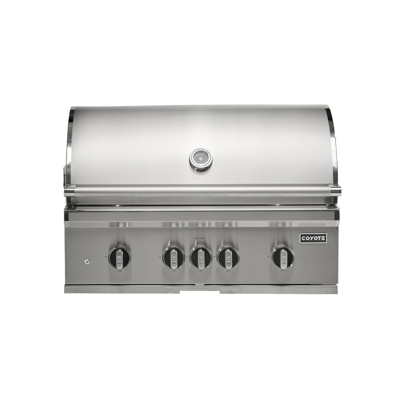 Coyote SL-Series 36-in 4-Burner  Built-In Propane Grill w/ Sear Burner, Rotisserie, & Safety Valve -  C3SL36LP - Image 4