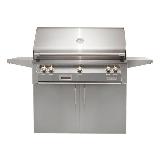 Alfresco ALXE 42-Inch Freestanding Propane Grill With Sear Zone And Rotisserie in Signal Gray - ALXE-42SZC-LP-S7004 - Image 1