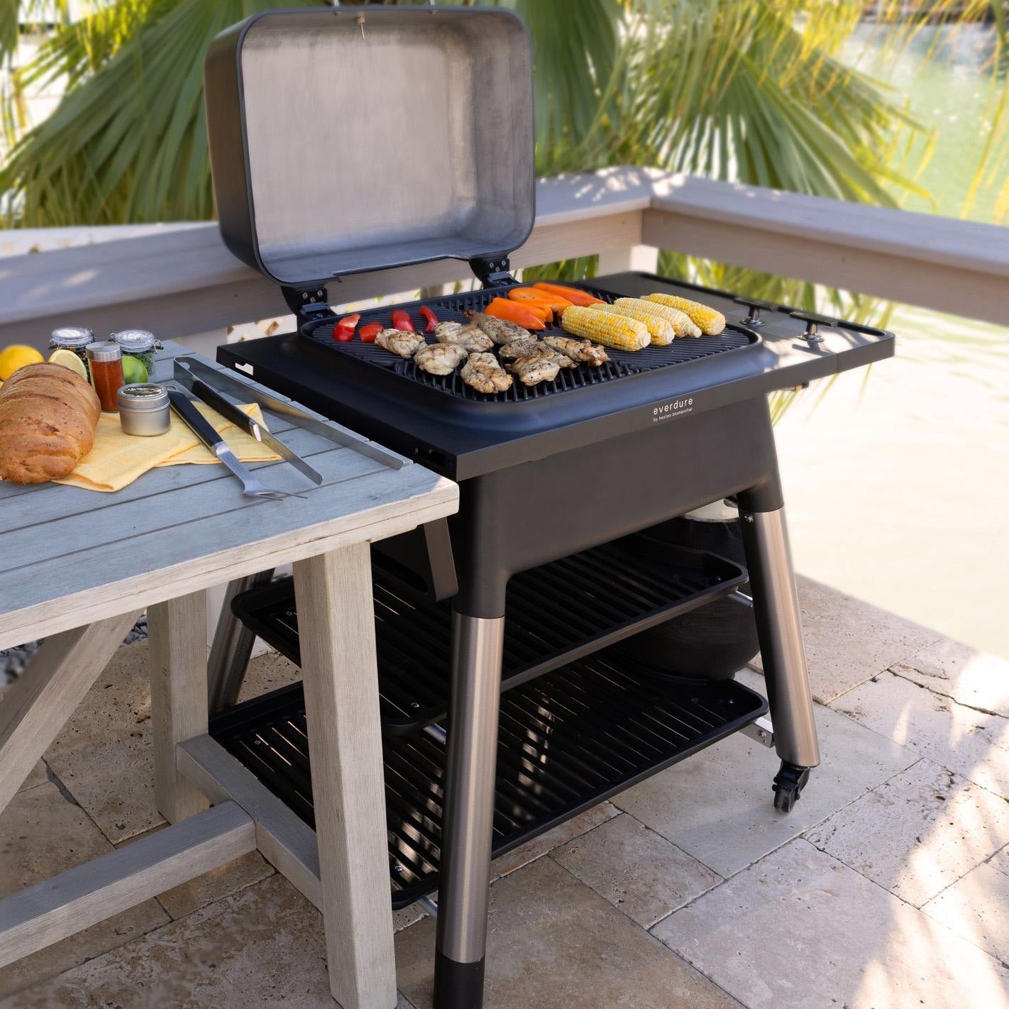 Everdure FORCE 48-in 2 Burner Propane Grill w/ Stand - Black - HBG2BUS - Image 2