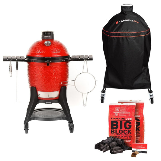 Kamado Joe Classic III 18-in Ceramic Kamado Grill Bundle - KJ15049325 - Image 1