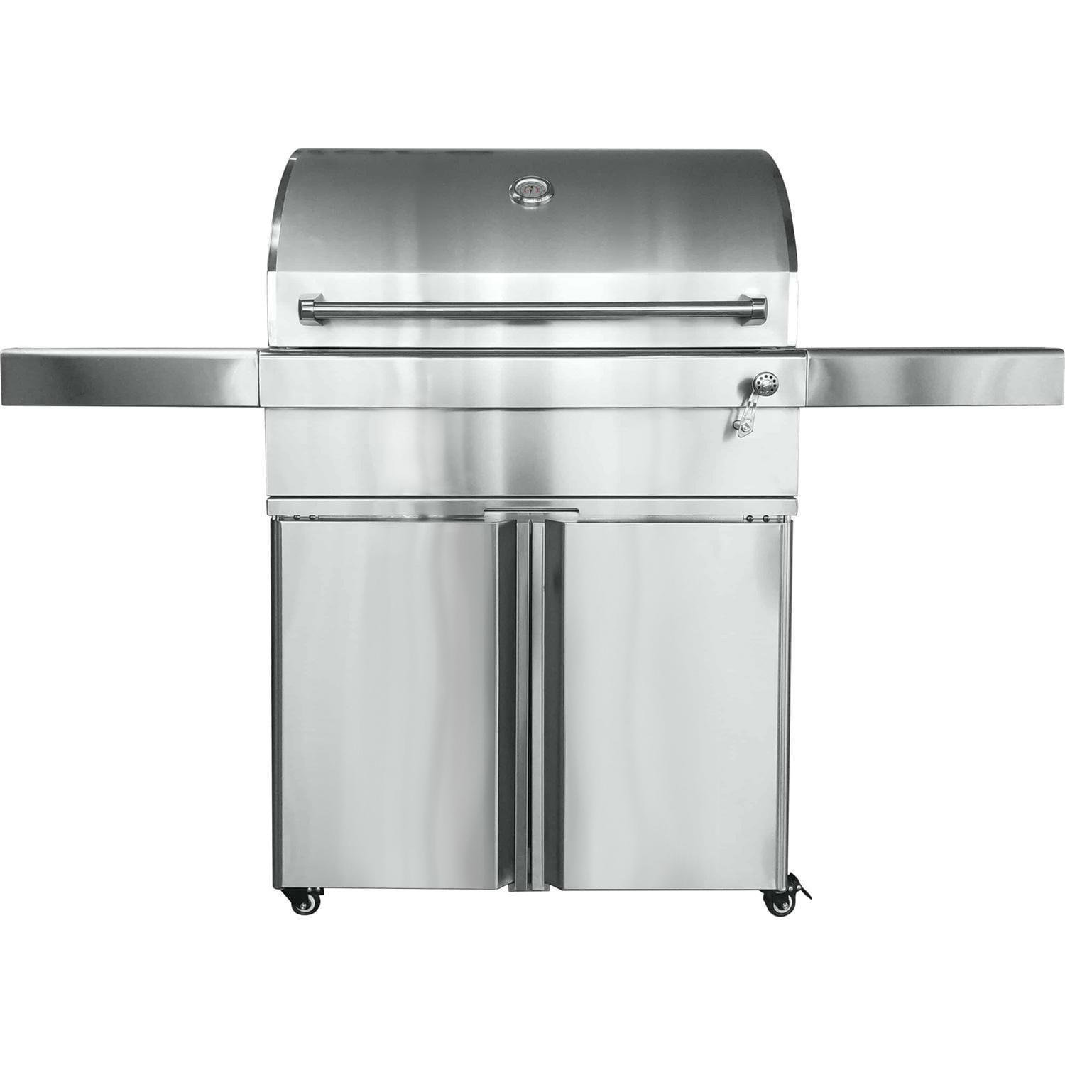 Turbo 32-Inch Stainless Steel Charcoal Grill  With Adjustable Charcoal Tray - 32CHARCOALG - Image 1