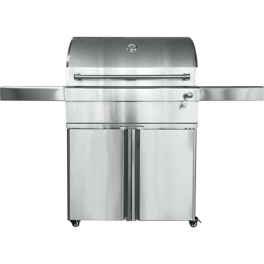 Turbo 32-Inch Stainless Steel Charcoal Grill  With Adjustable Charcoal Tray - 32CHARCOALG - Image 1