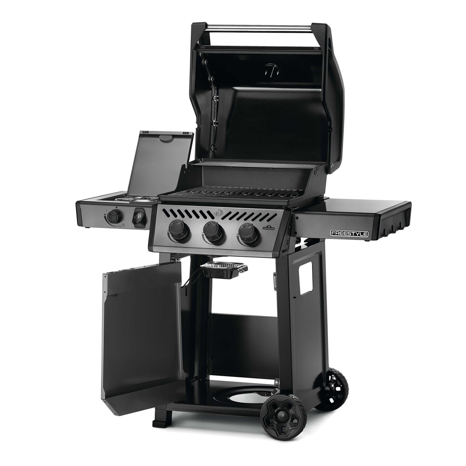 Napoleon Freestyle 365 3 Burner Propane Gas Grill w/ Range Side Burner - Graphite Grey - F365DSBPGT-ECP - Image 9