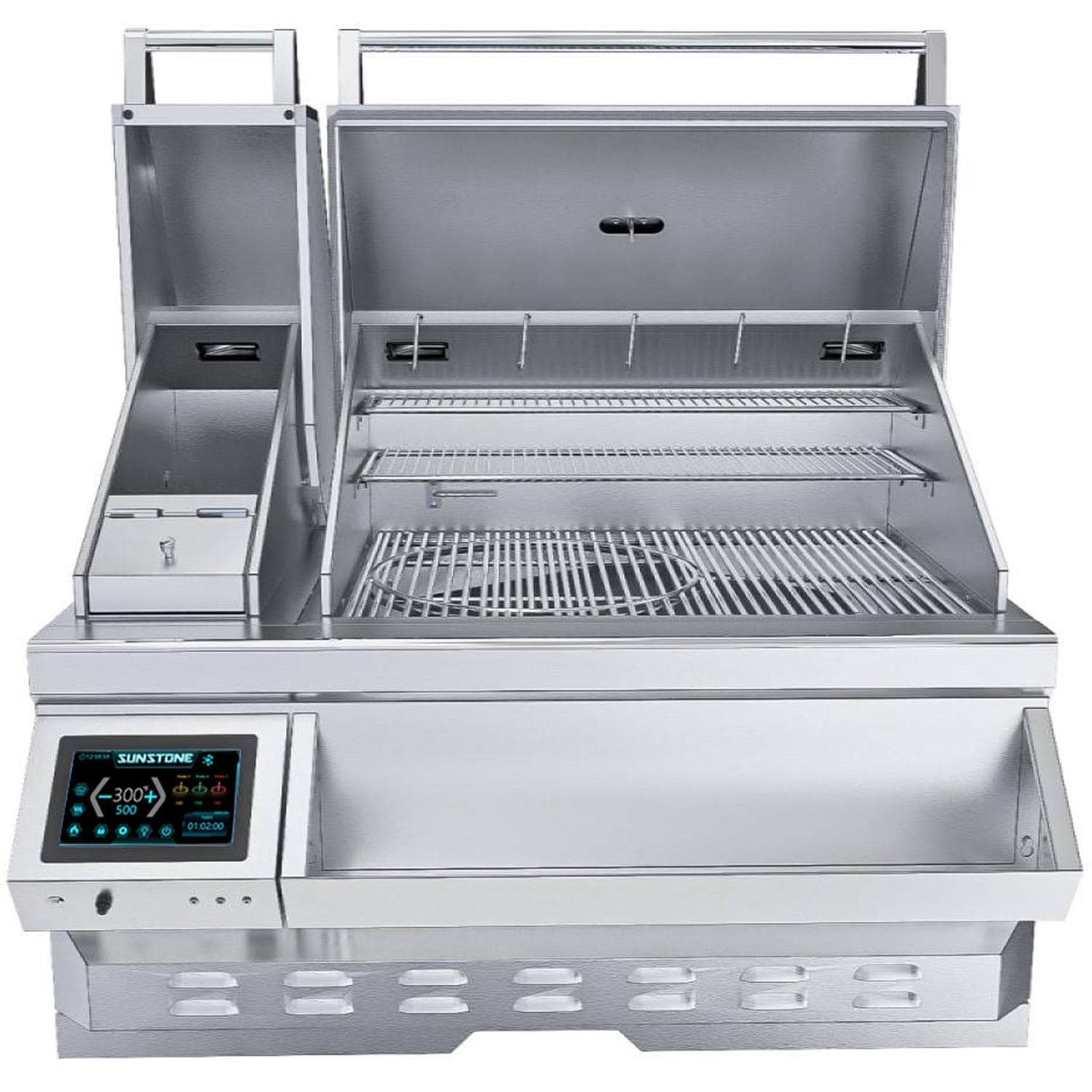 Sunstone 40 Inch Electric Pellet Grill W/ Cold Smoker - SUNPLT40 - Image 2