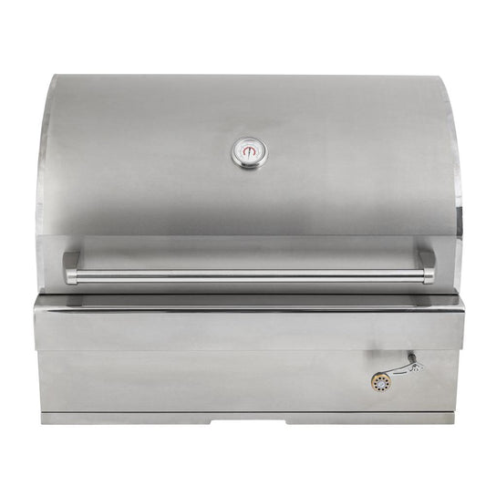 Turbo 32-Inch Built-In Stainless Steel Charcoal Grill  With Adjustable Charcoal Tray - 32CHARCOALG - Image 1