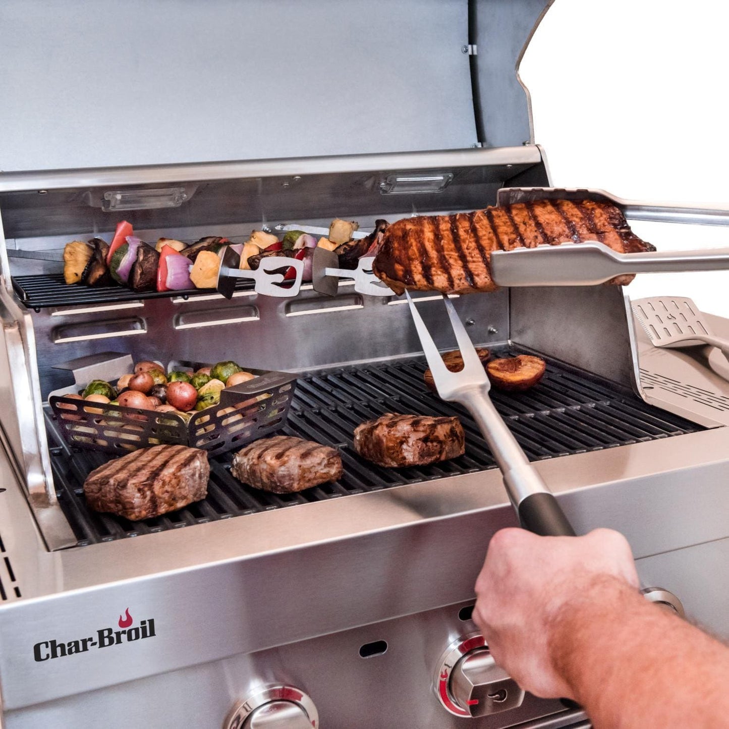 Charbroil Medallion Series Modular Outdoor Kitchen Amplifire 3-Burner Propane Gas Grill - 463246018