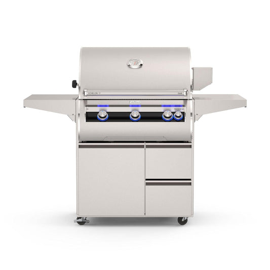 Fire Magic Echelon Diamond E790i 36-Inch Freestanding Propane Grill w/ Rotisserie, Left Side Infrared Burner & Analog Thermometer - Image 1