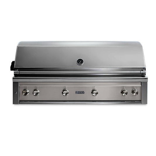 Lynx Professional 54 Inch Built-In Propane Grill w/ One Infrared Trident Burner & Rotisserie in Limestone - L54TR-LSLP - Image 1