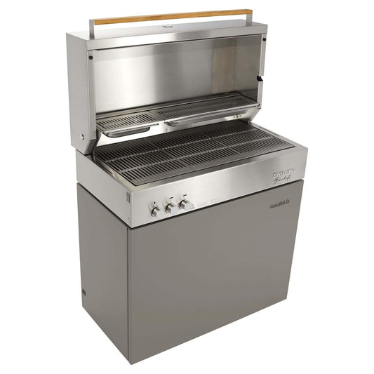 Flammkraft Model D Propane Gas Grill - Taupe - 1029541 - Image 1
