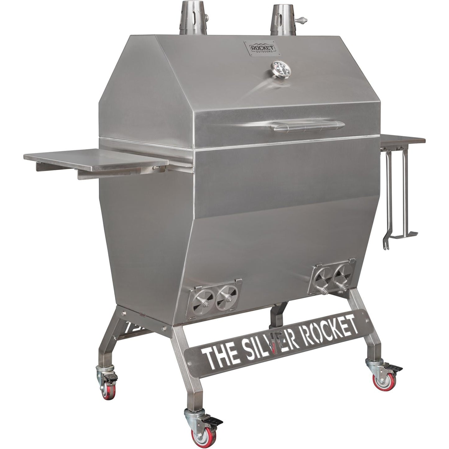 Rocket Outdoors Large Silver Rocket Kamado Grill - LGSRG - Image 2