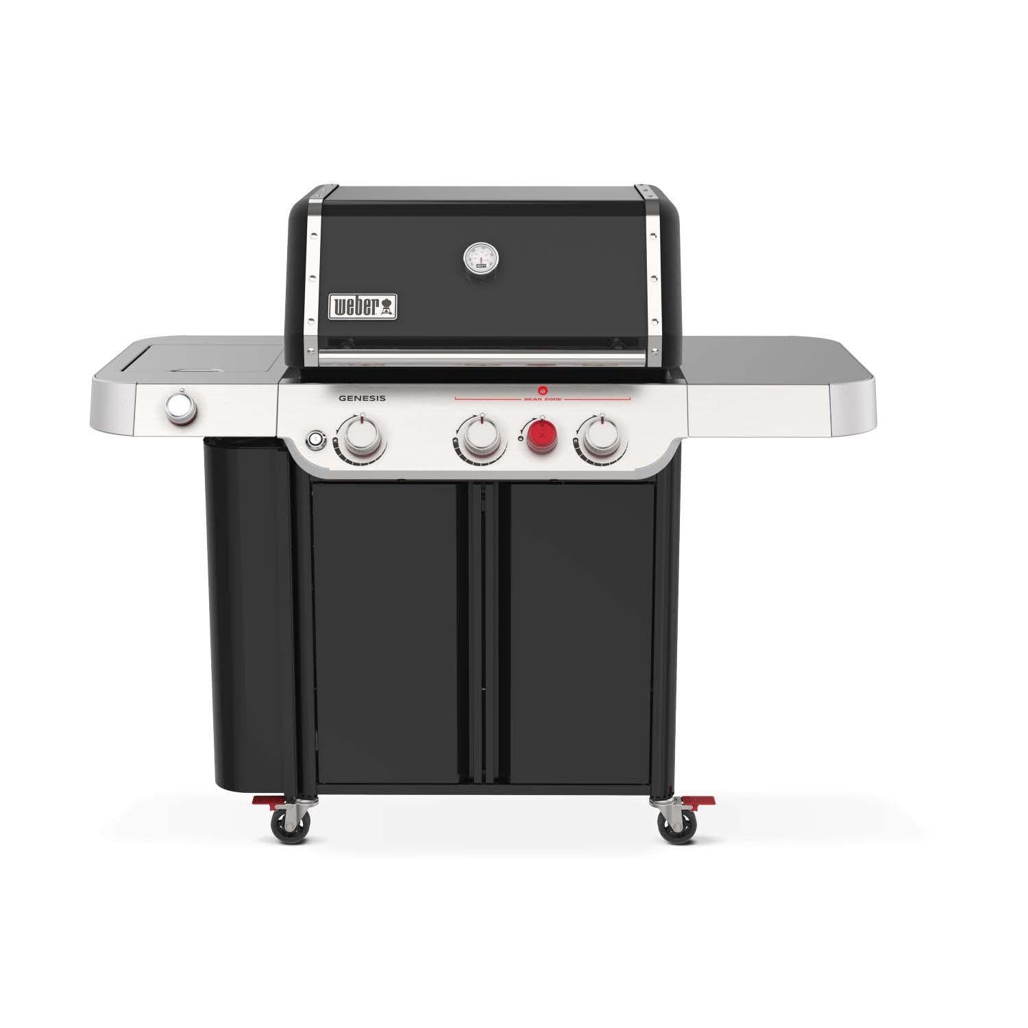 Weber Genesis E-335 Propane Gas Grill w/ Sear Zone & Side Burner - Black -1500535 - Image 1