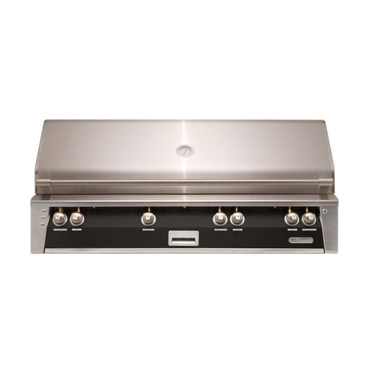 Alfresco ALXE 56-Inch Built-In Natural Gas All Grill With Sear Zone And Rotisserie in Jet Black Matte - ALXE-56BFG-NG-SM9005 - Image 1