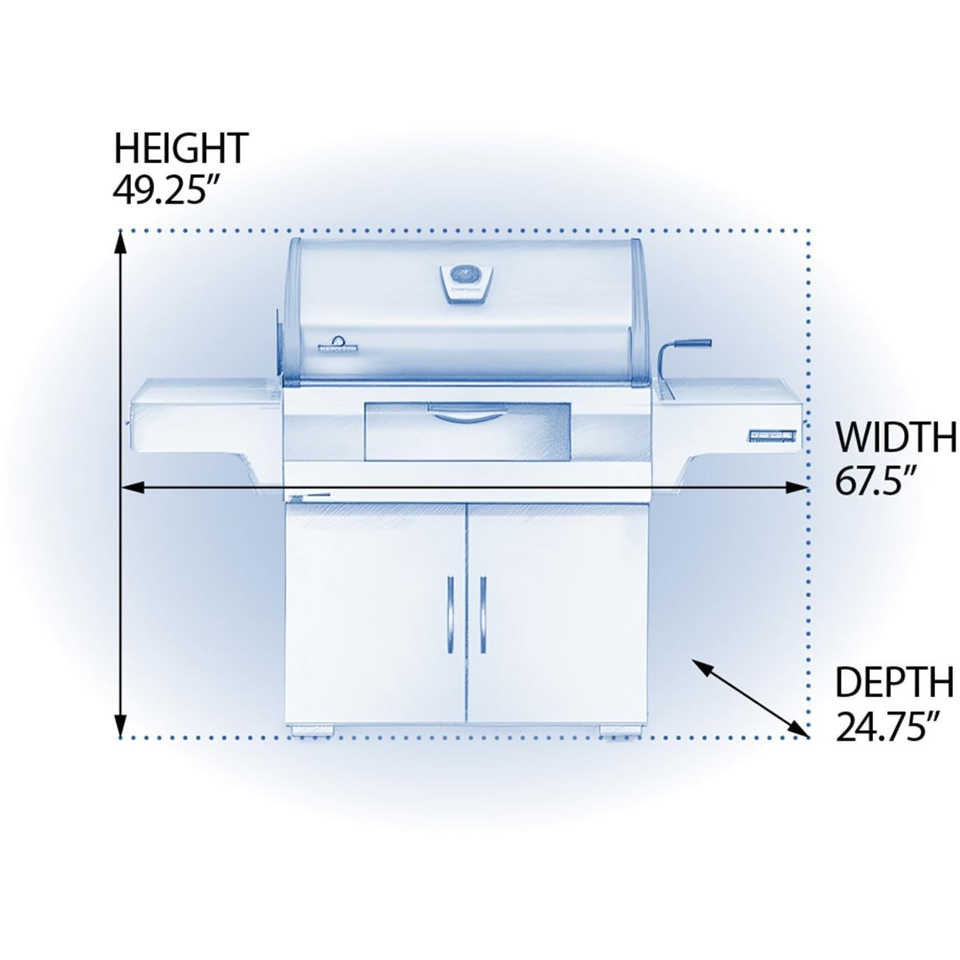 Napoleon Professional Freestanding Charcoal Grill - Image 2