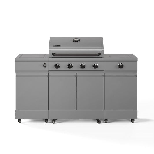 TYTUS Fresno Series 5-Burner Propane Island Grill in Gunmetal Gray  - TDT-021-0101 - Image 1
