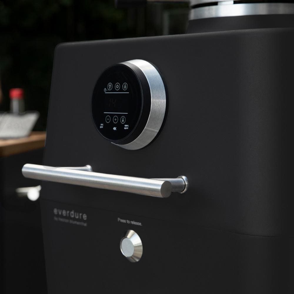 Everdure 4K 21-in Charcoal Grill & Smoker - Black - HBCE4KBUS - Image 9
