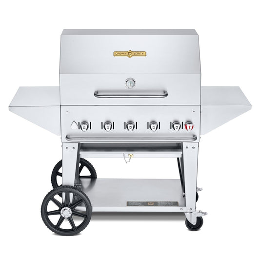 Crown Verity 36-Inch Mobile Natural Gas Grill Pro Package - CV-MCB-36PRO-NG - Image 1
