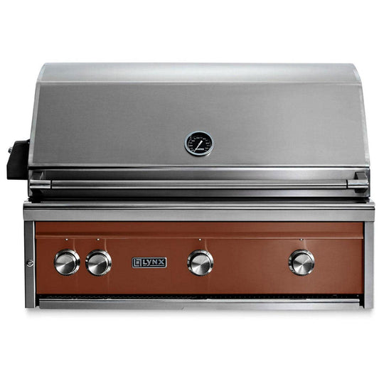 Lynx Professional 36 Inch Built-In Propane Grill w/ One Infrared Trident Burner & Rotisserie in Sierra - L36TR-SILP - Image 1