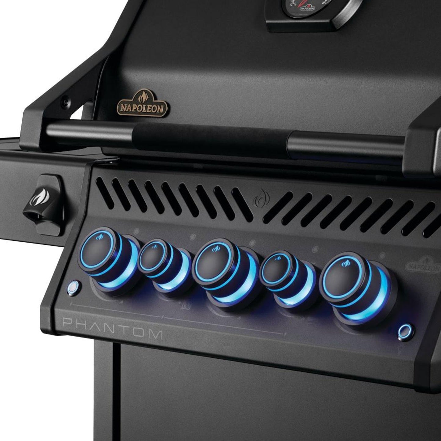 Napoleon Rogue PRO-S Phantom 425 3-Burner Natural Gas Grill w/ Side Burner & SafetyGlow - RPS425RSIBNK-2-PHM - Image 13