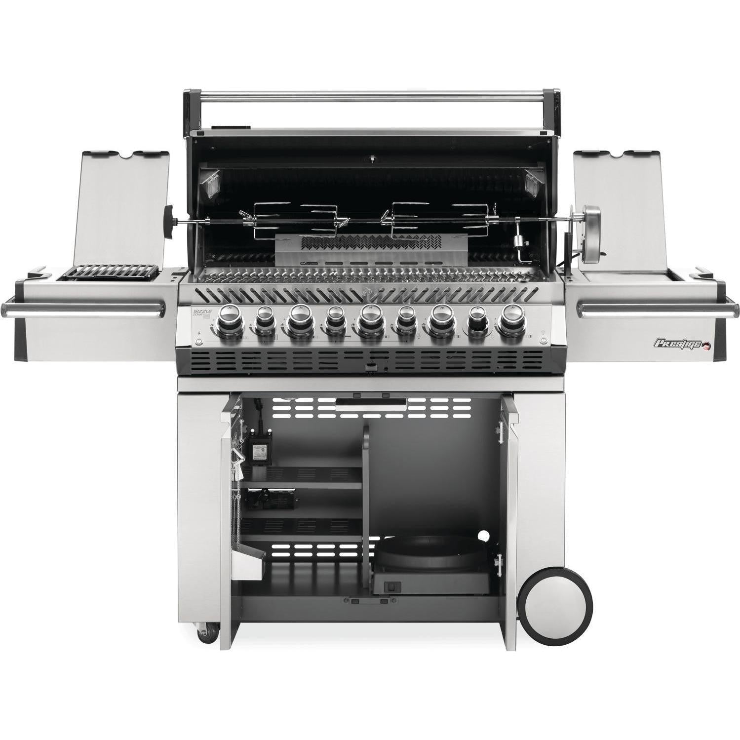 Napoleon Prestige PRO 665 5-Burner Natural Gas Grill w/ Rotisserie & Side Burner - PRO665RSIBNSS-3 - Image 5