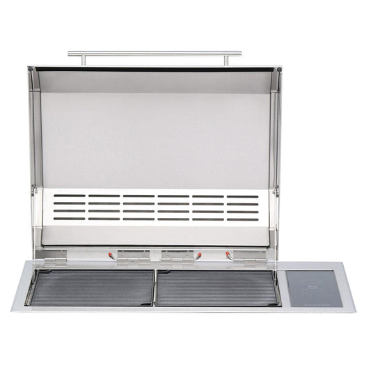 Kenyon Texan Two Zone Single Lid Built-In 240V Electric Grill W/ Lite Touch Control & No Mounting Holes - B70421WH - Image 1