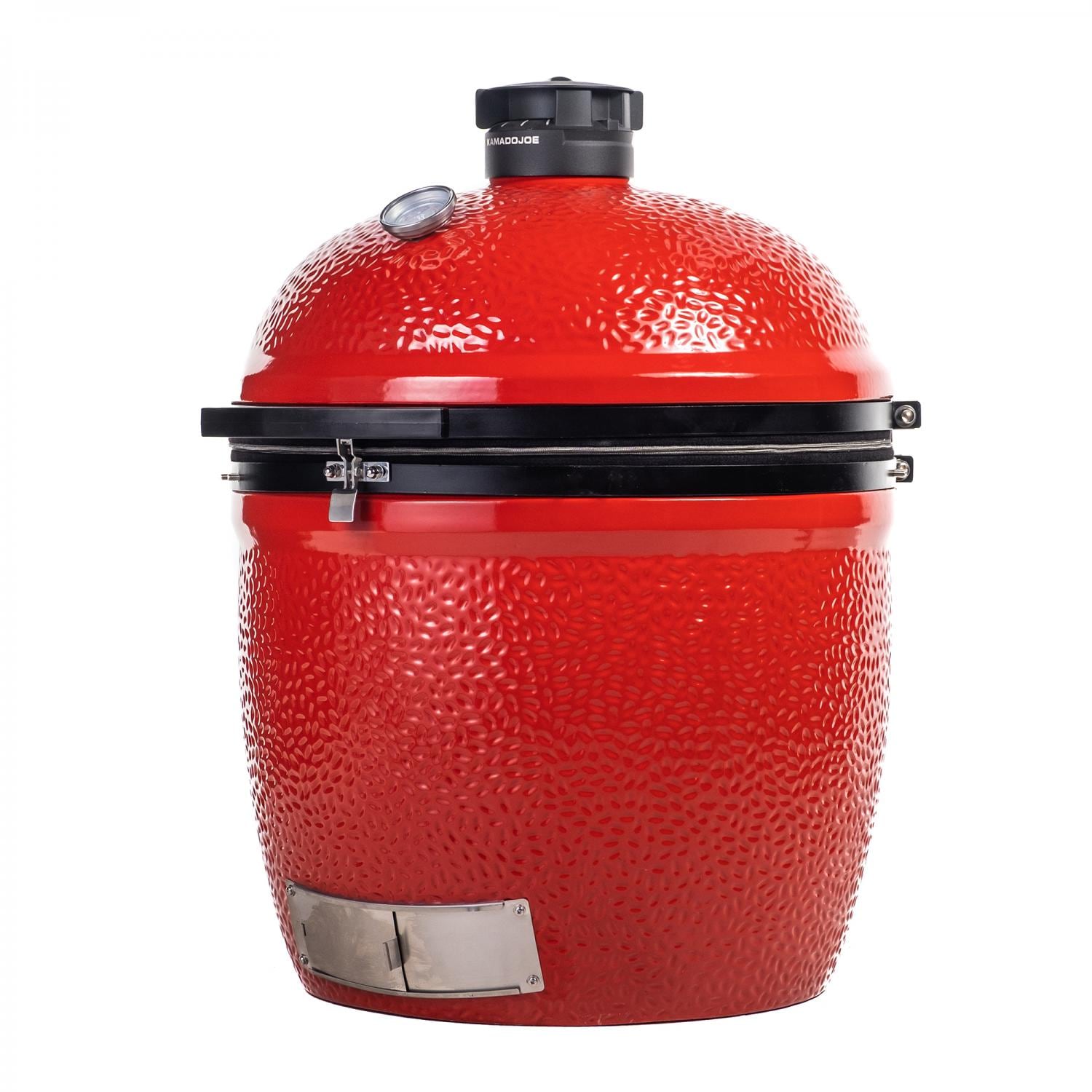 Kamado Joe Big Joe III 24-inch Standalone Charcoal Grill in Red,  Grill Gripper, and Ash Tool - KJ15040821 - Image 2