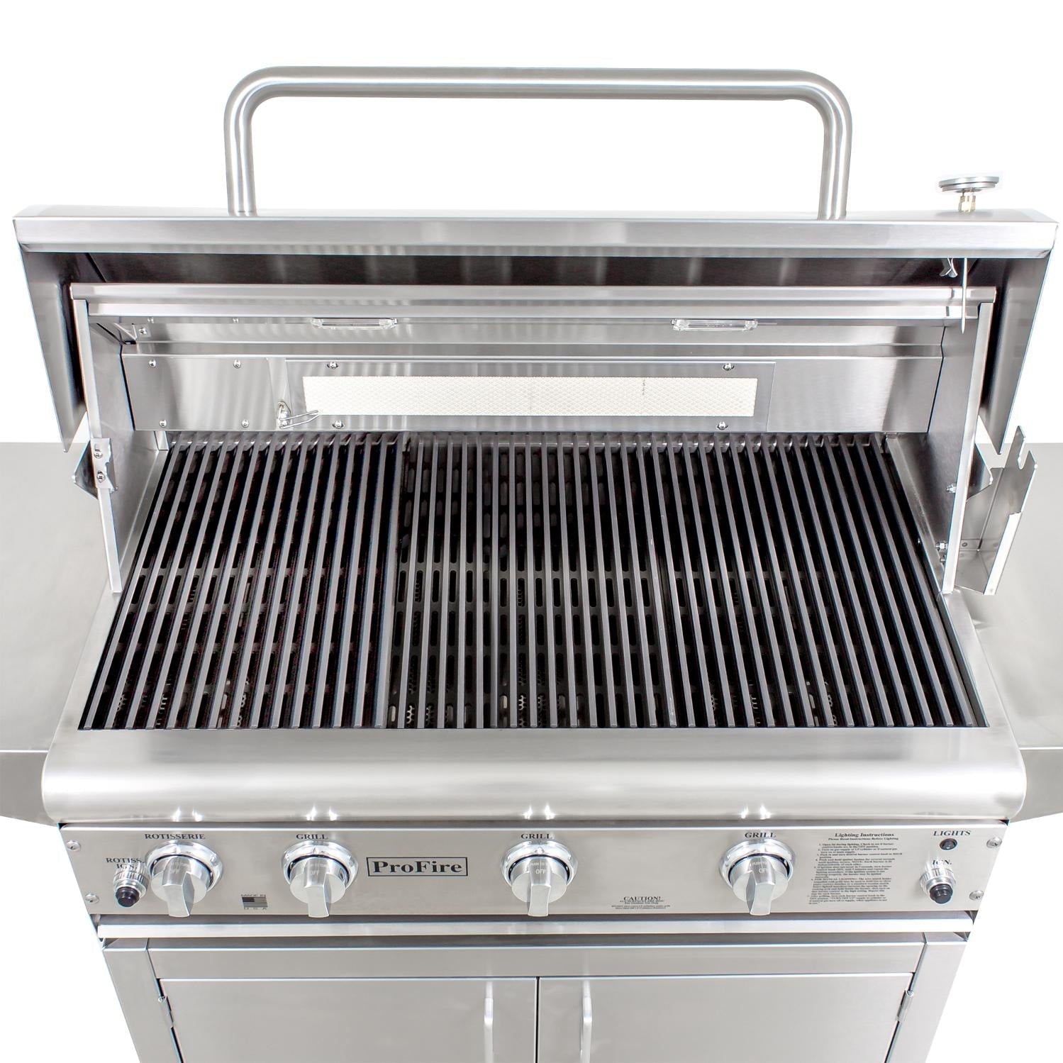 ProFire Professional Deluxe Series 48-Inch Built-In Natural Gas Grill With SearMagic Grids - PFDLXSM48G-N - Image 2