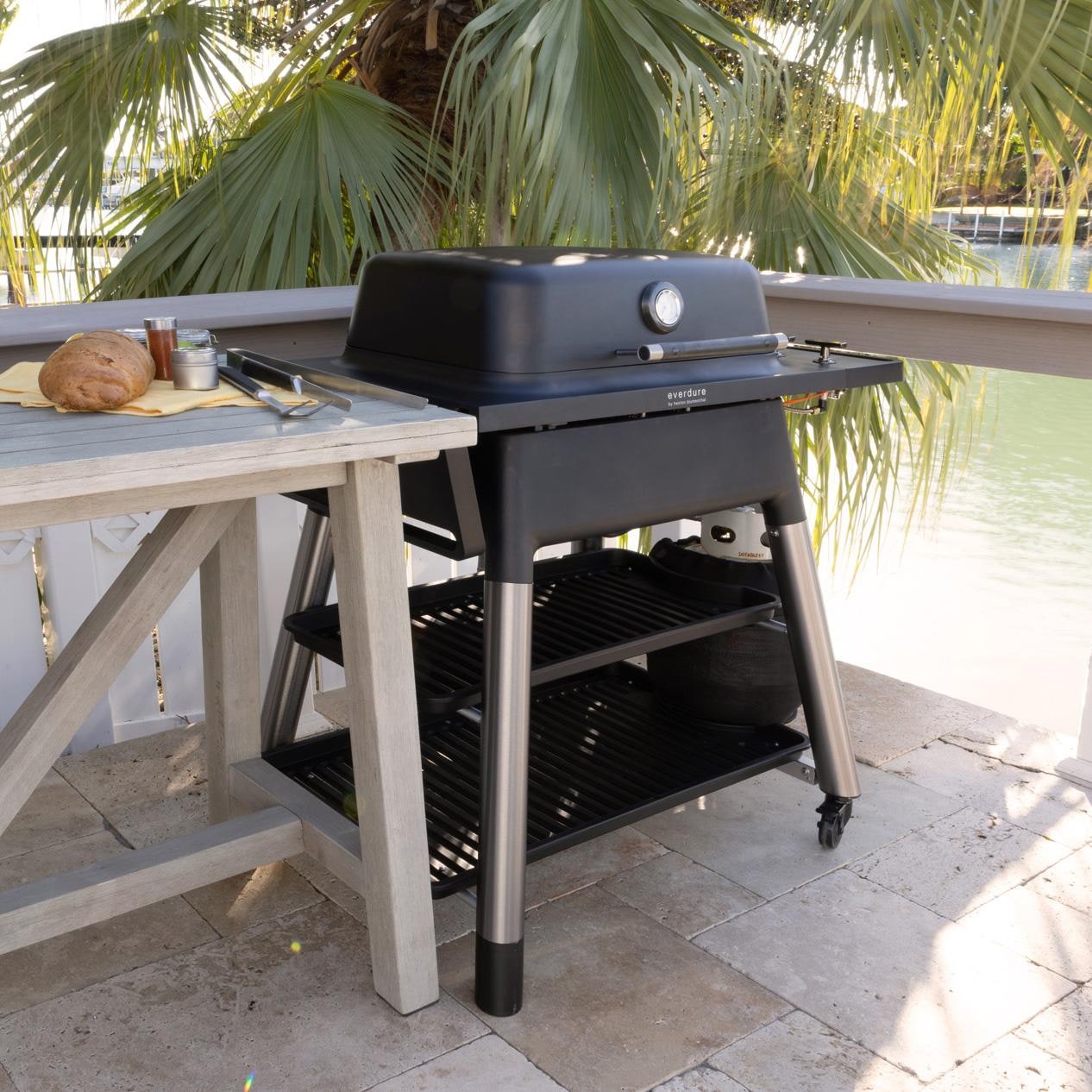 Everdure FORCE 48-in 2 Burner Propane Grill w/ Stand - Black - HBG2BUS - Image 7