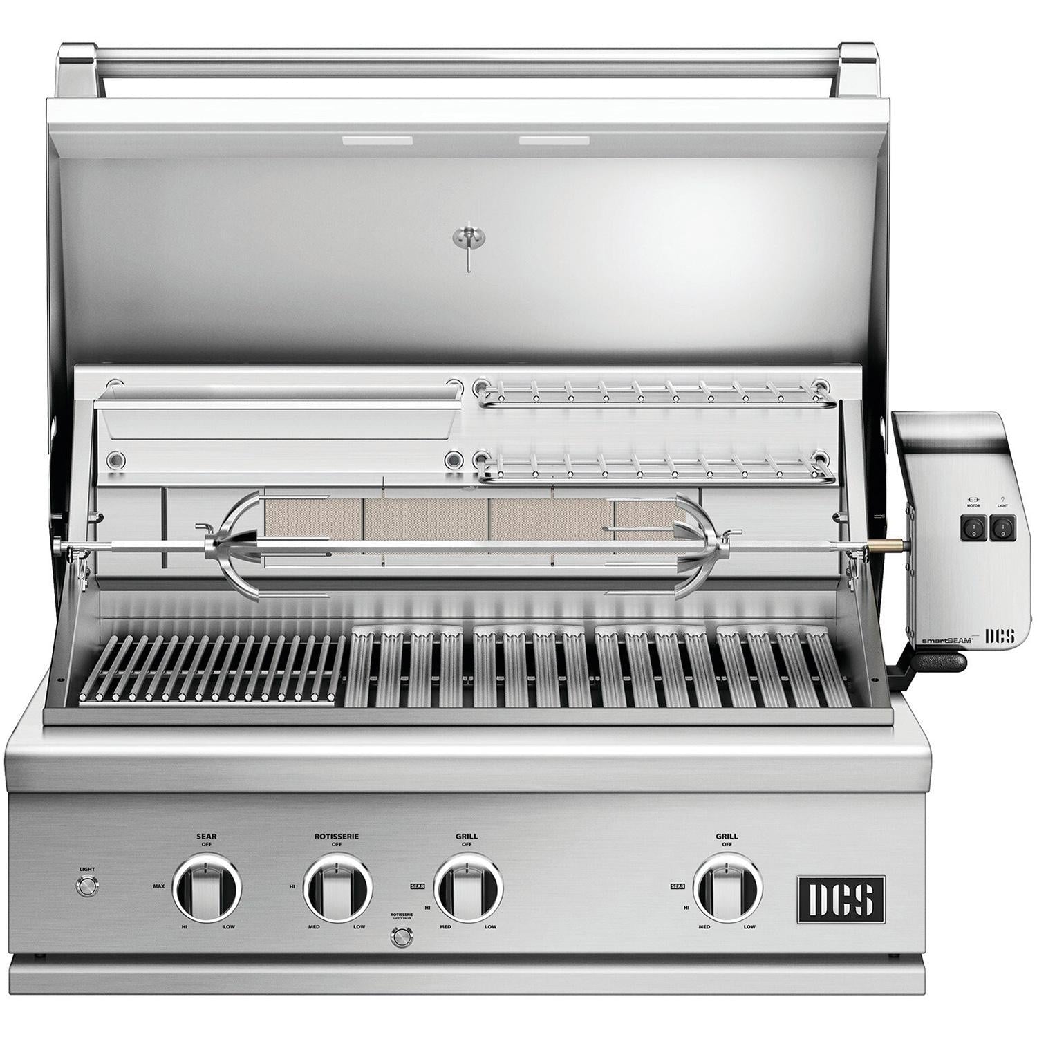 DCS Series 9 36-Inch Built-In Natural Gas Grill With Rotisserie & Infrared Burner - BE1-36RCI-N - Image 2