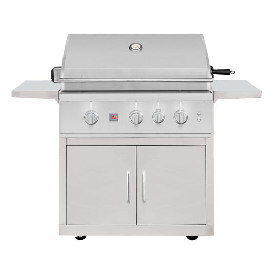 Summerset TRL Pro 32-in 3 Burner Freestanding Natural Gas Grill w/ Rear Infrared Burner & Rotisserie Kit - Image 1