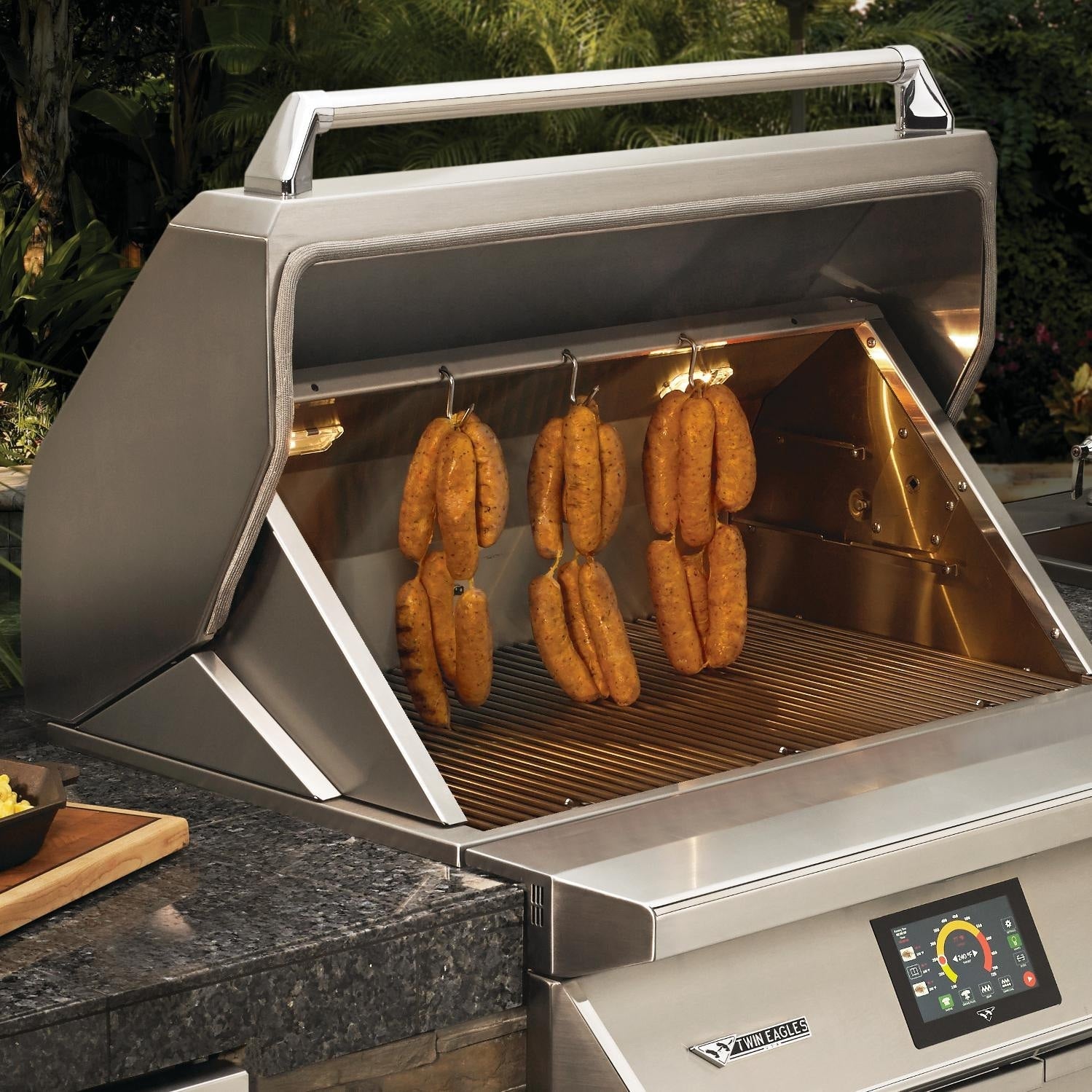 Twin Eagles Wi-Fi Controlled 36-Inch Built-In Stainless Steel Pellet Grill and Smoker with Rotisserie - TEPG36R - Image 9