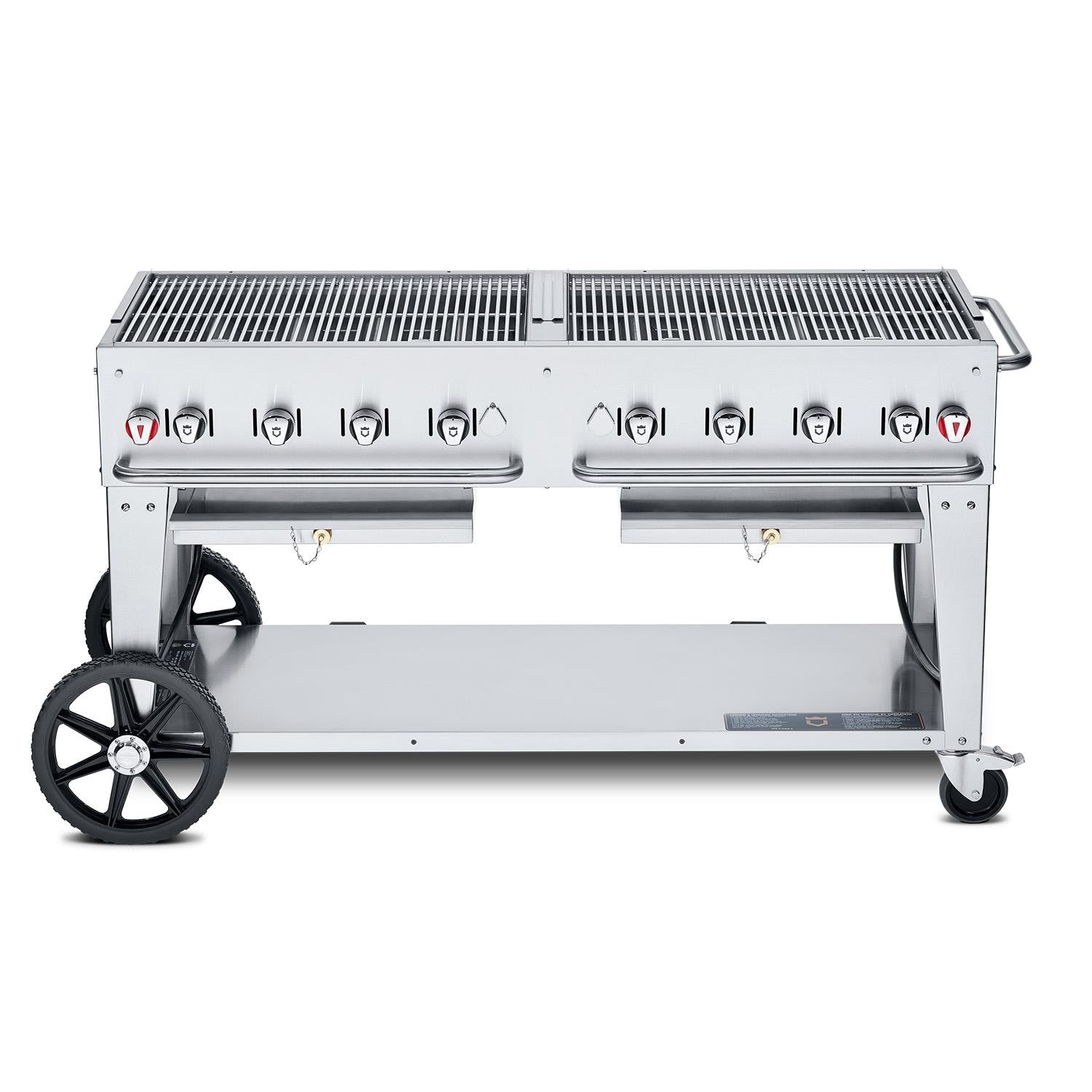 Crown Verity 60-Inch Single Inlet (Bulk Tanks Only) Mobile Propane Grill - CV-MCB-60-SI BULK - Image 1