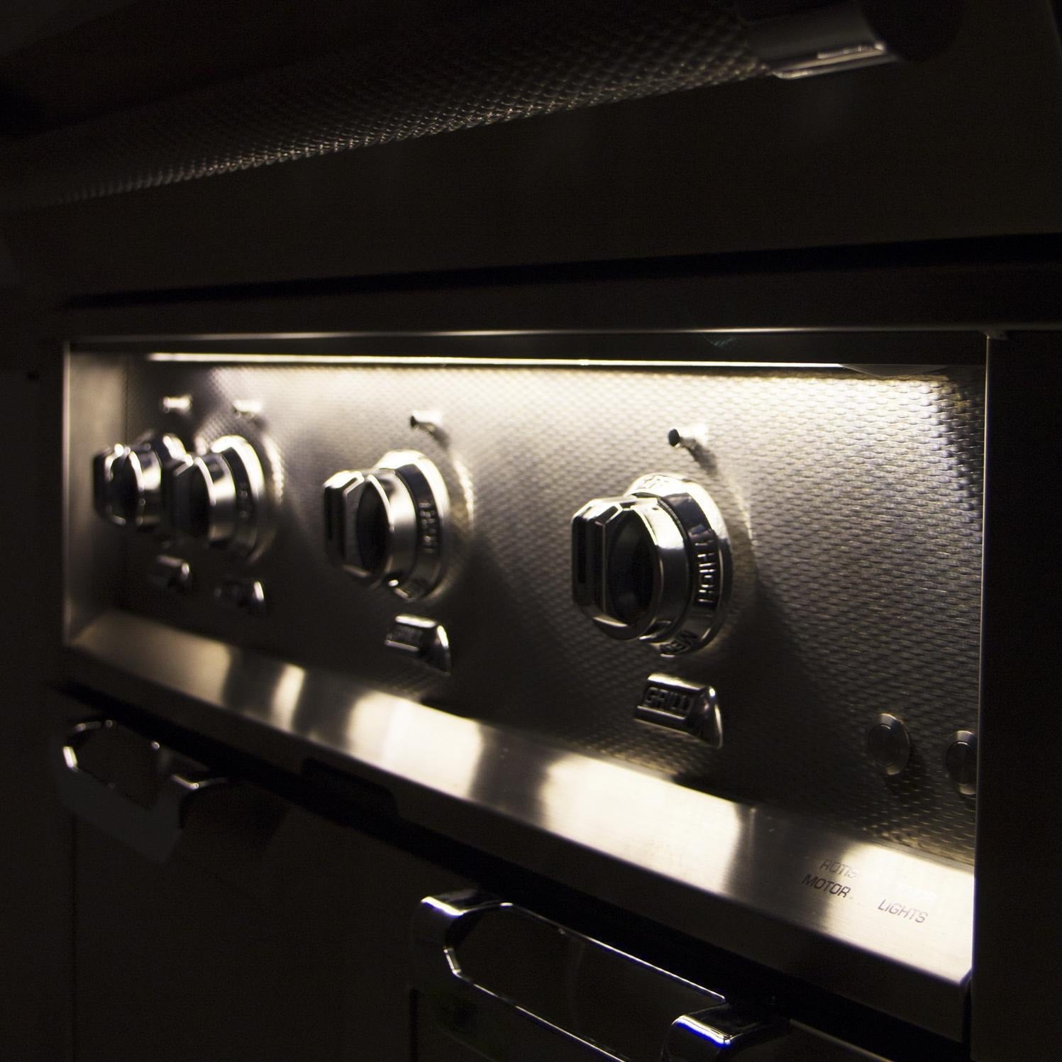 Hestan 42-Inch Natural Gas Grill W/ Rotisserie On Double Drawer & Door Tower Cart - Bora Bora - GABR42-NG-TQ - Image 13
