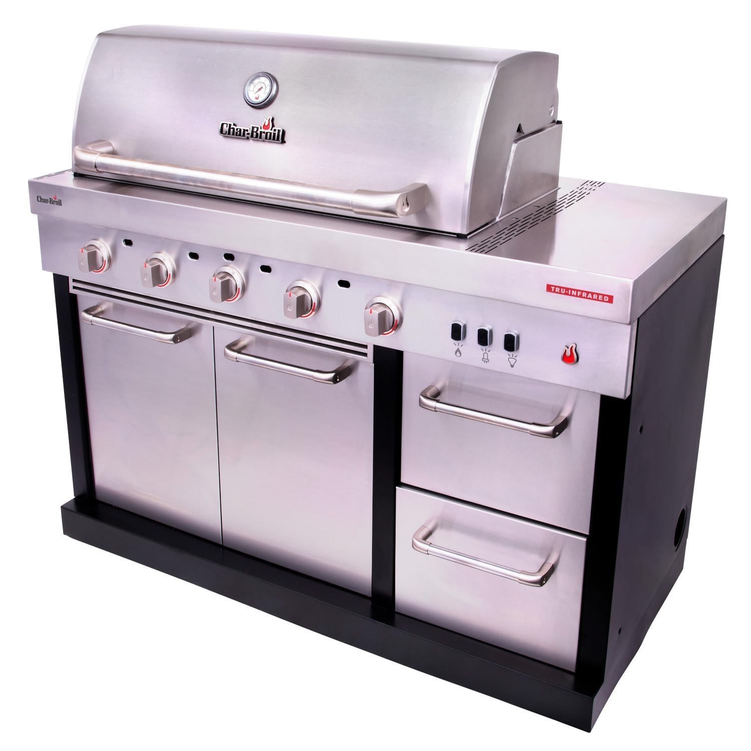 Charbroil Medallion Series Modular Outdoor Kitchen Amplifire 5-Burner Propane Gas Grill - 463246118 - Image 3