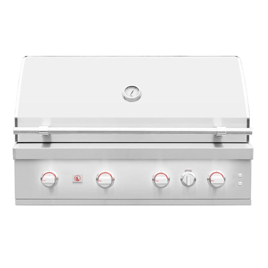 Summerset Quest 42-in 3 Burner Built-In Propane Gas Grill w/ Rear Infrared Burner, Rotisserie Kit, & Drop-In Griddle Plate - QST42-LP - Image 1