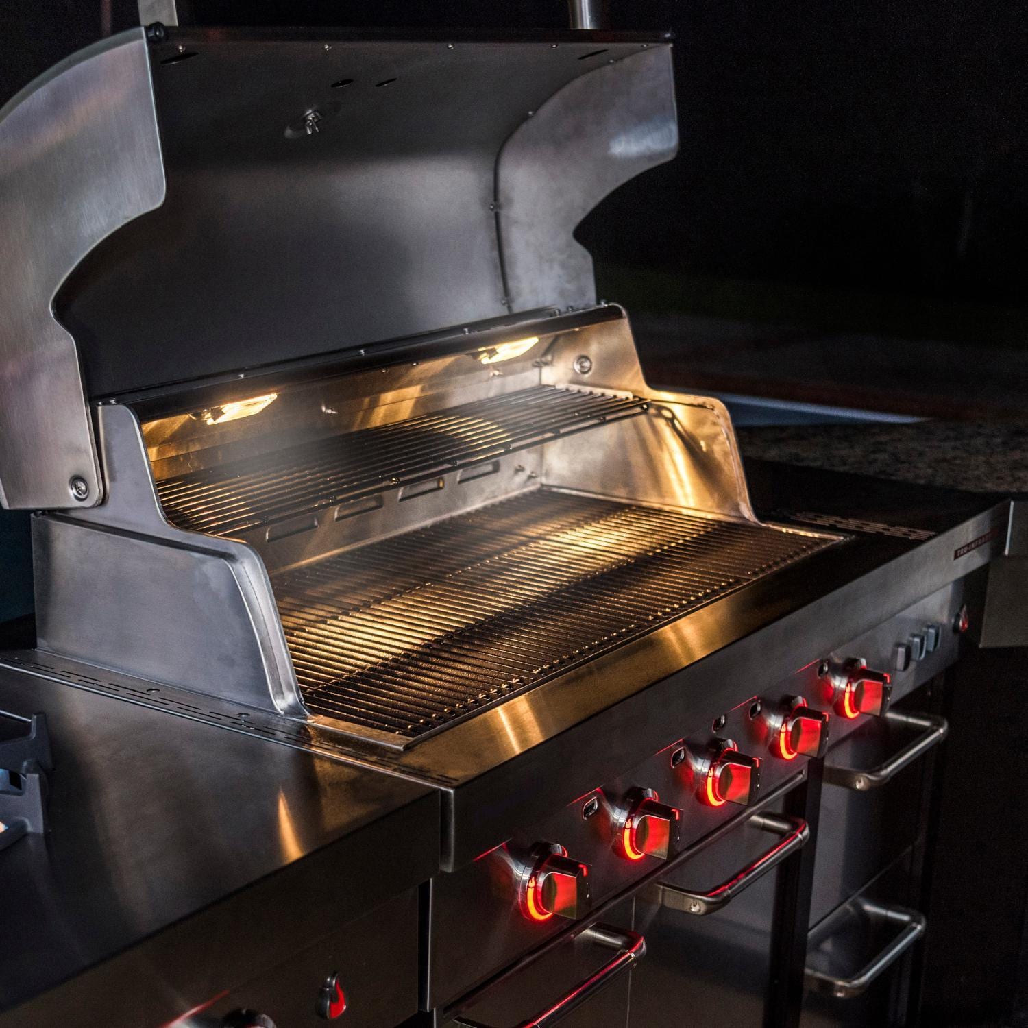 Charbroil Medallion Series Modular Outdoor Kitchen Amplifire 5-Burner Propane Gas Grill - 463246118 - Image 11