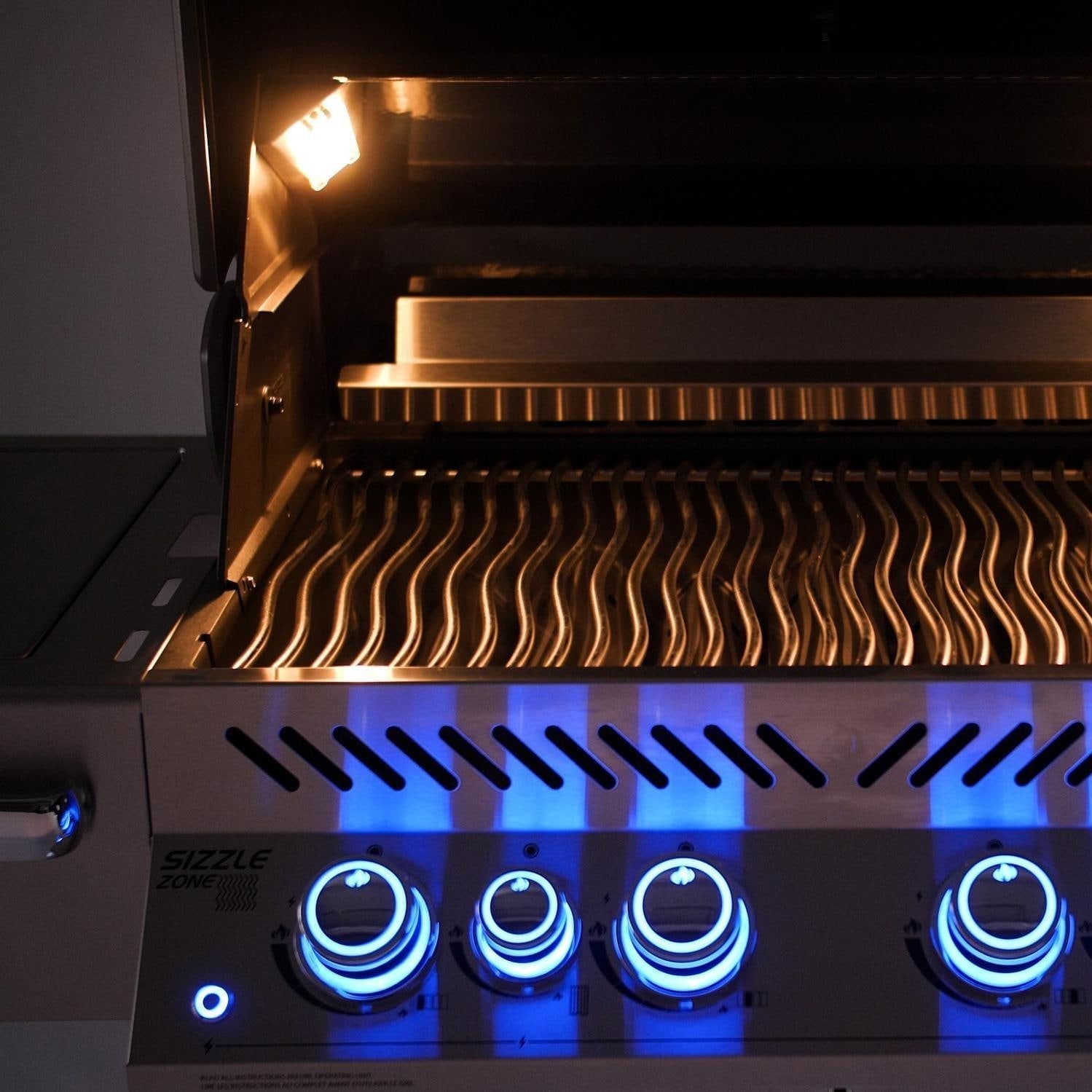 Napoleon Prestige PRO 500 4-Burner Built-in Natural Gas Grill w/ Rotisserie - BIPRO500RBNSS-3 - Image 4