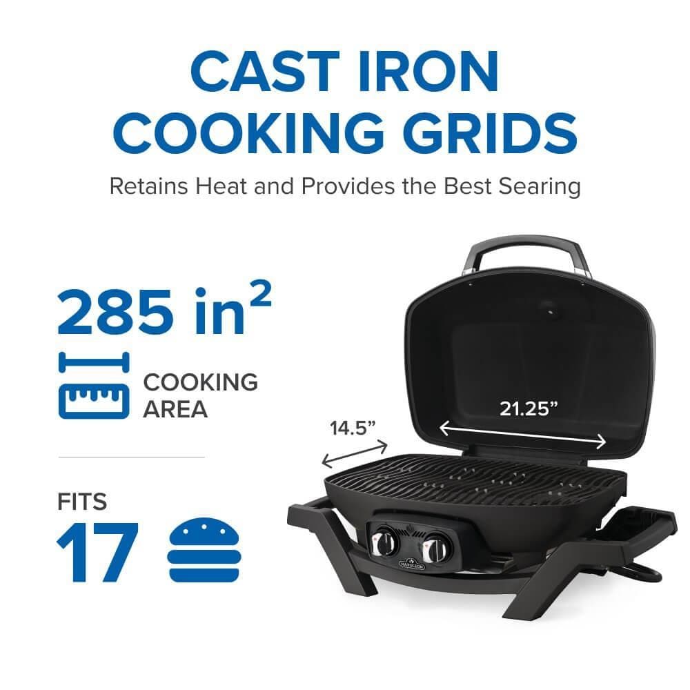 Napoleon TravelQ Pro 285X Portable Freestanding Propane Gas Grill - Black - Image 9