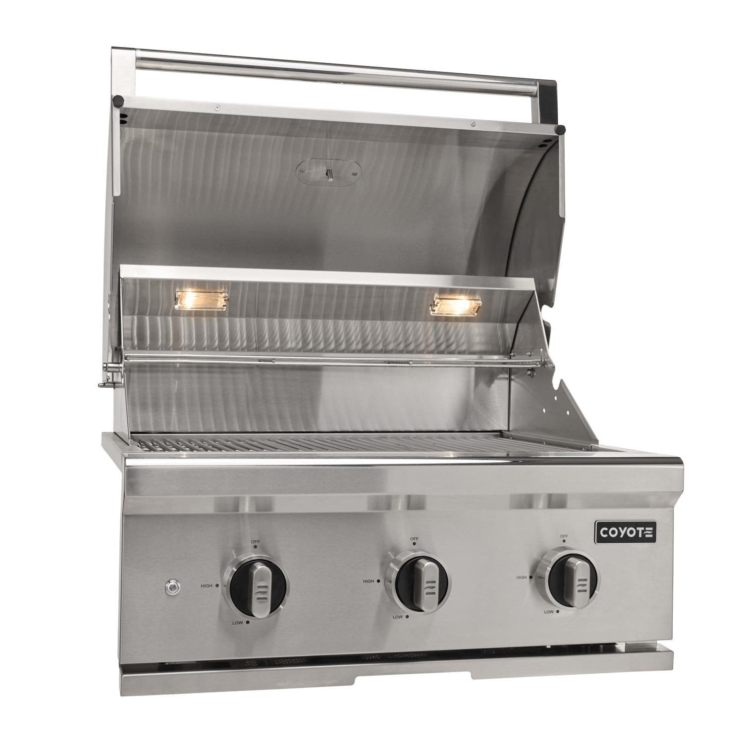 Coyote C-Series 30-in 3-Burner Built-In Natural Gas Grill - C3C30NG - Image 4