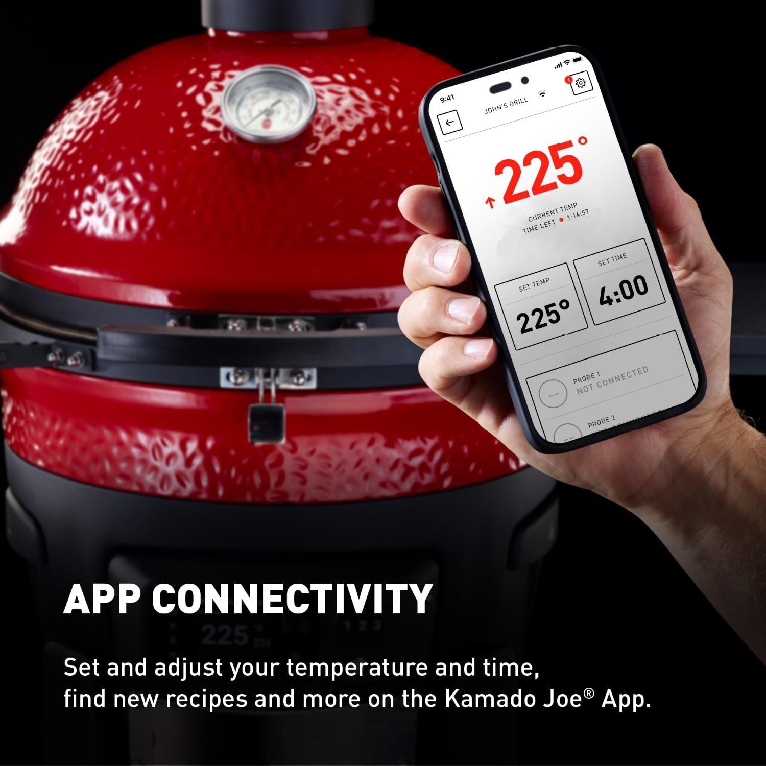 Kamado Joe Konnected Joe Digital Charcoal Grill & Smoker w/ Auto-Ignition & Temperature Control - KJ15041123 - Image 7