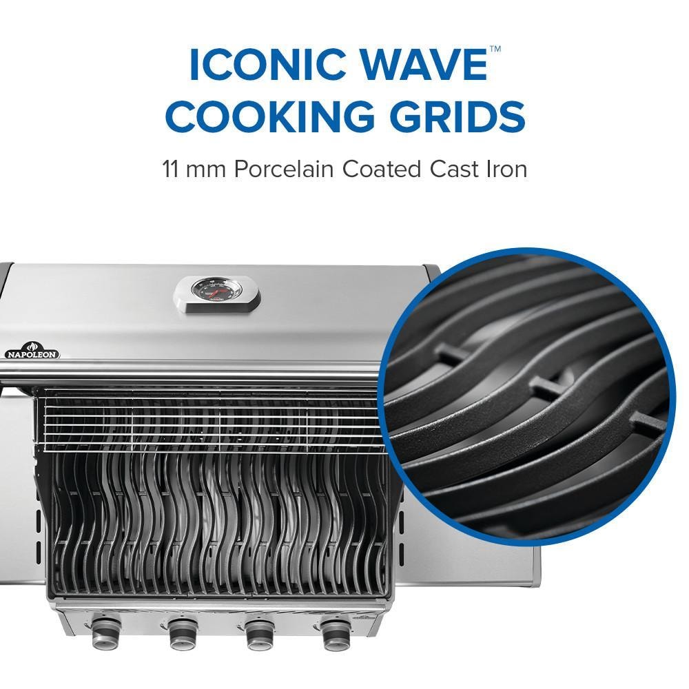 Napoleon Rogue 525 4-Burner Propane Grill  - Black - R525PK-2-SS - Image 5