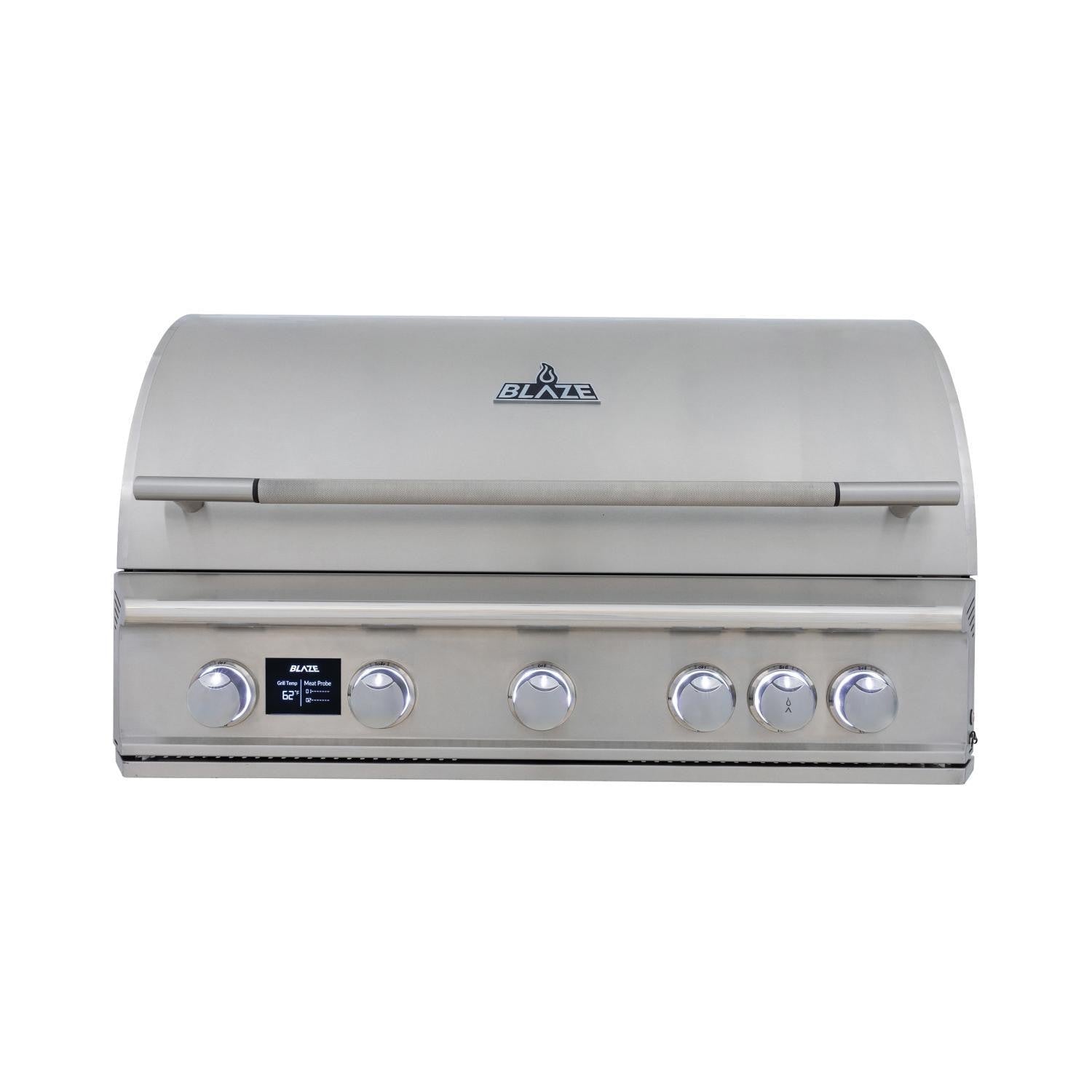 Blaze LTE PRO 40-Inch 5-Burner Built-in Natural Gas Grill w/ Digital Temperature Screen & Rear Infrared Burner - BLZ-5LTEPRO-NG - Image 2