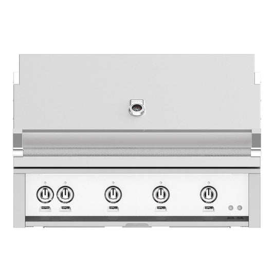 Hestan 42-Inch Built-In Natural Gas Grill W/ Sear Burner & Rotisserie - Froth - GMBR42-NG-WH - Image 1