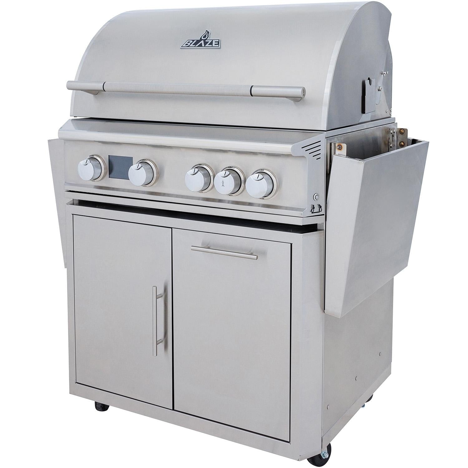 Blaze LTE PRO 32-Inch 4-Burner Natural Gas Grill w/ Digital Temperature Screen & Rear Infrared Burner - Image 15