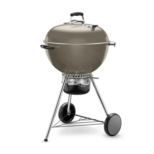 Weber Master Touch 22-Inch Charcoal Grill w/ Gourmet BBQ System Cooking Grate - Smoke - 14510601 - Image 1