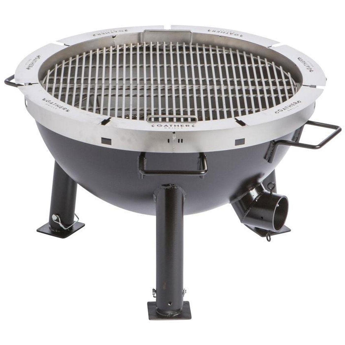 Gather Grills Pioneer 35-Inch Wood Fired Grill W/ Starter Package - P2000-starter-black - Image 1