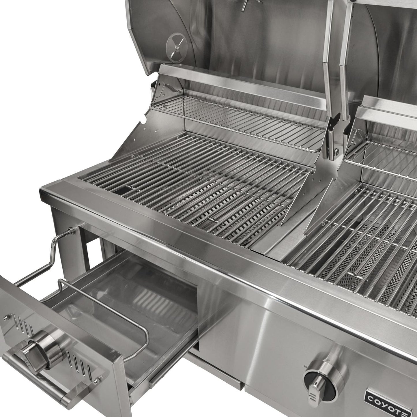 Coyote 50-in Natural Gas / Charcoal Grill - Image 9