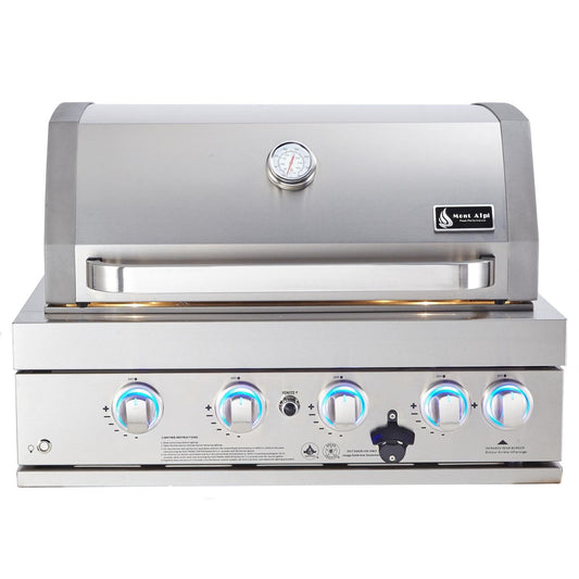 Mont Alpi 400 32-Inch Built-In Natural Gas Grill - MABi400 - Image 1