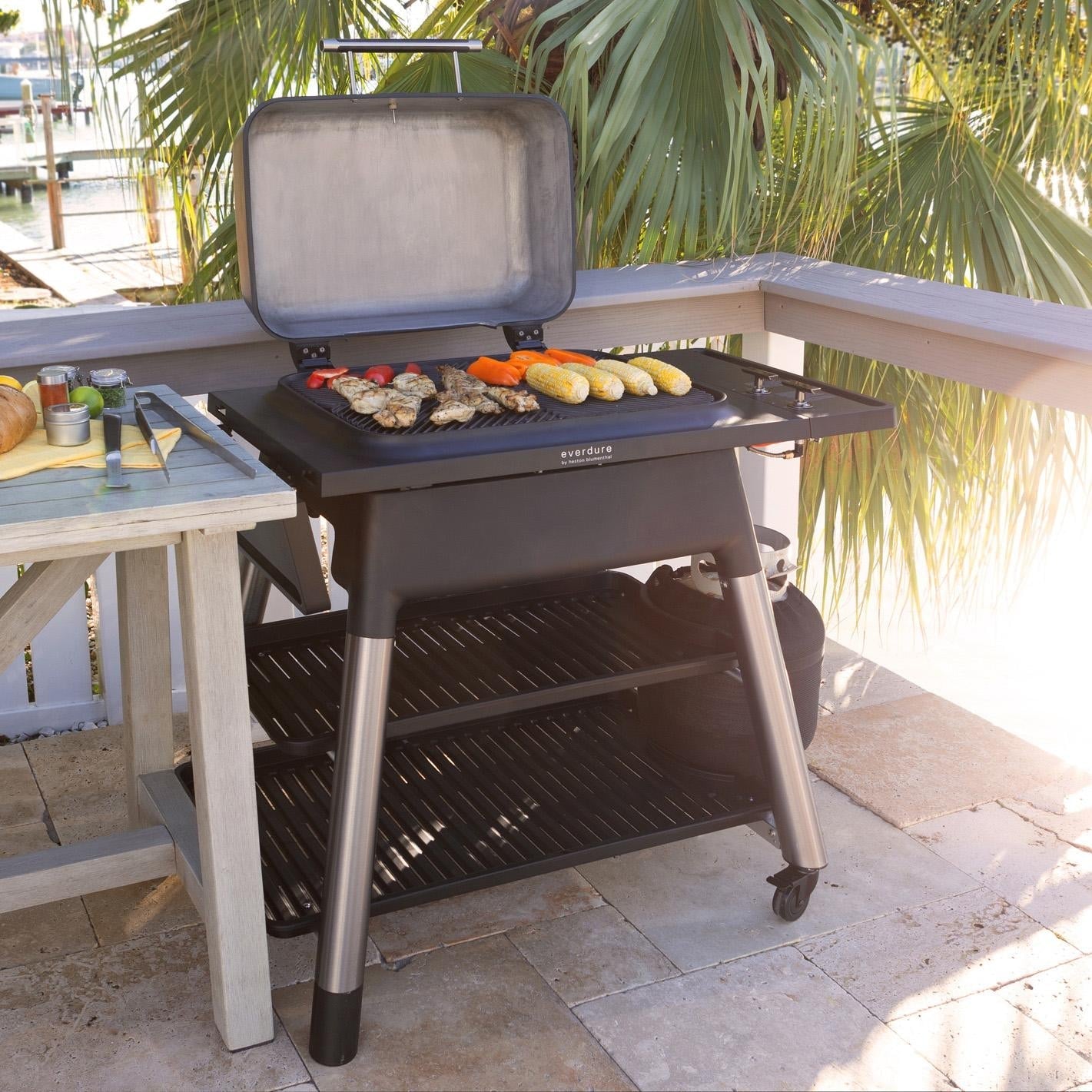 Everdure FORCE 48-in 2 Burner Propane Grill w/ Stand - Black - HBG2BUS - Image 10