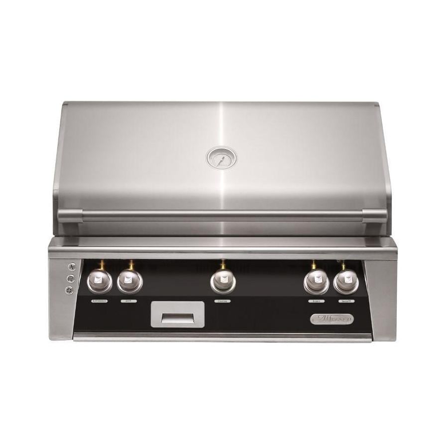 Alfresco ALXE 36-Inch Built-In Propane Grill With Sear Zone And Rotisserie in Jet Black Matte - ALXE-36SZ-LP-SM9005 - Image 1